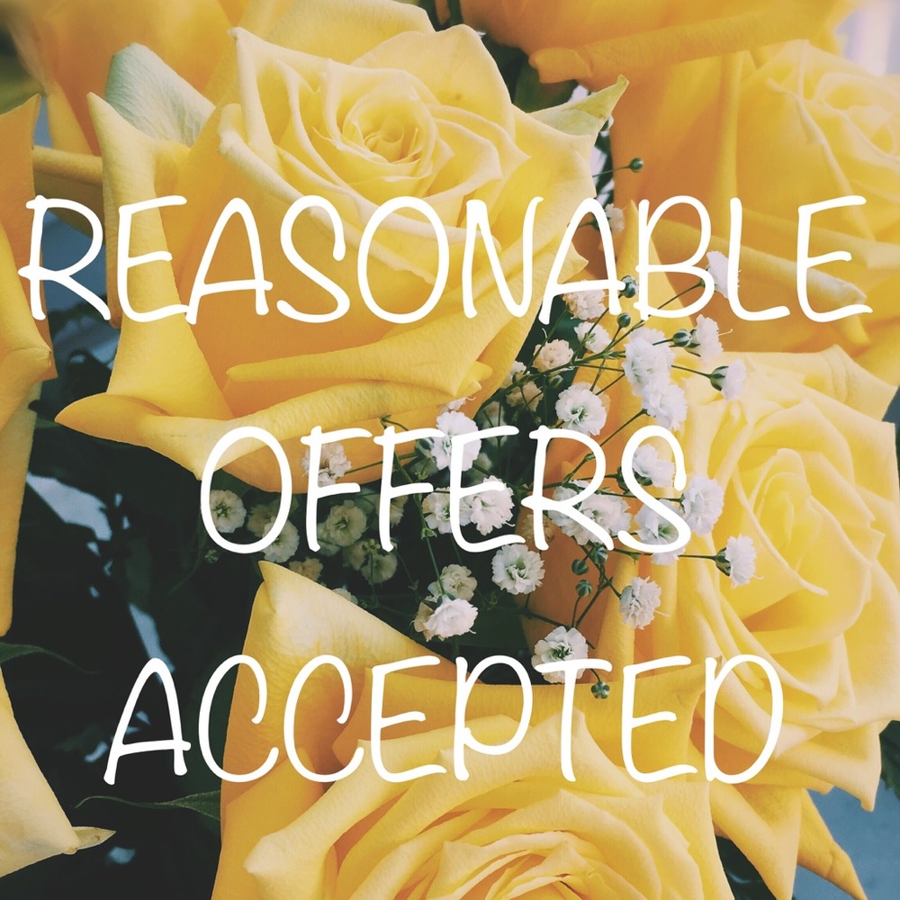 REASONABLE OFFERS ACCEPTED!!